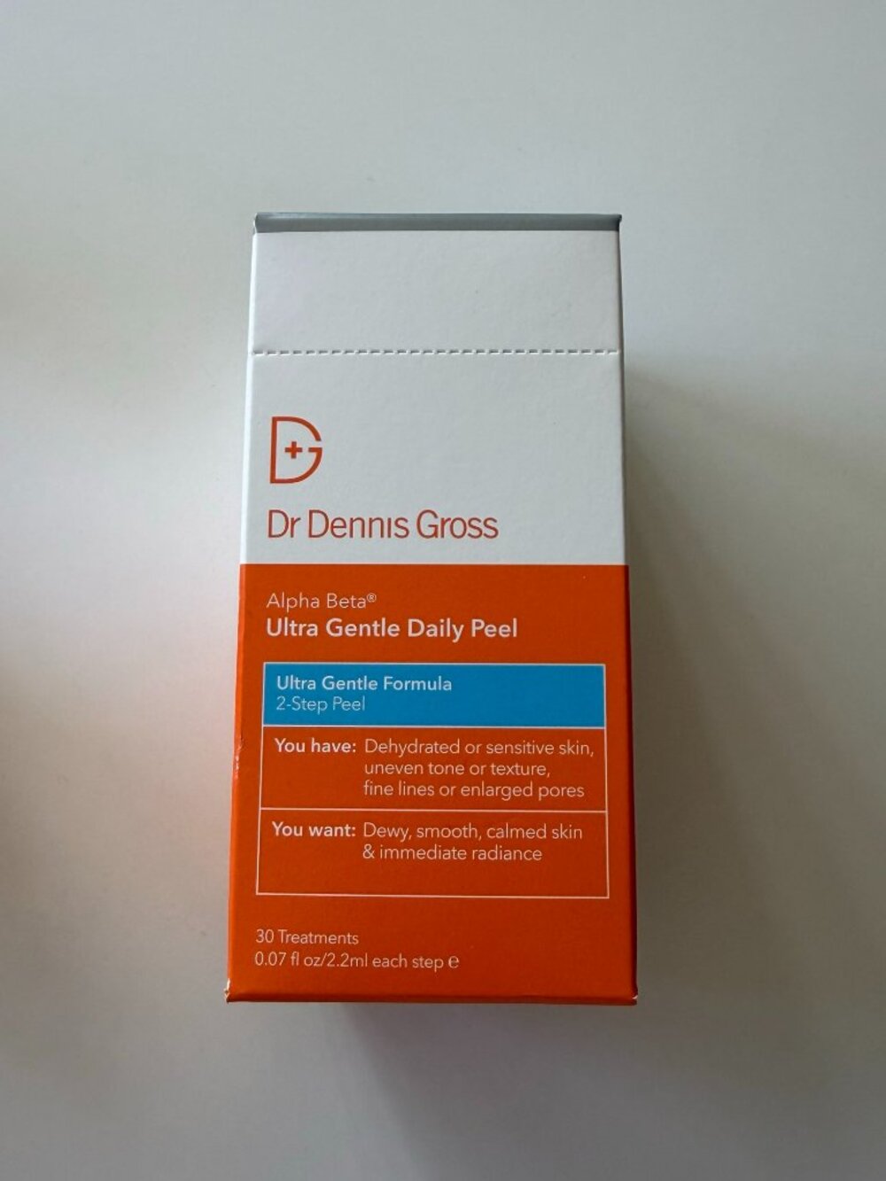 NWT Dr. Dennis Gross Alpha Beta Ultra Gentle Daily Peel 30 Treatments